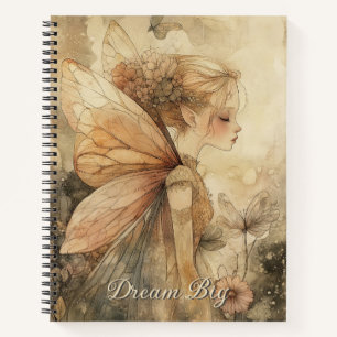 Whimsical Fairy Journal with Dream Big Quote