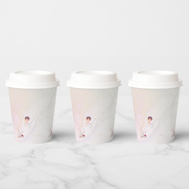 Whimsical Fairy Magical 4th Birthday cups (Multi)