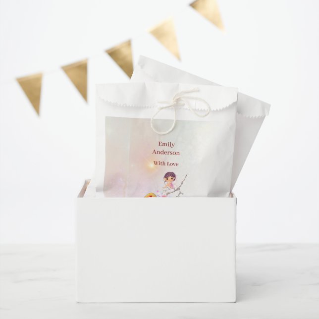 Whimsical Fairy Magical 4th Birthday favour bag (Party)