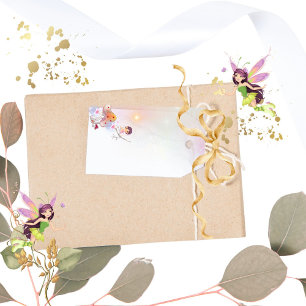 Whimsical Fairy Magical 4th Birthday gift tags