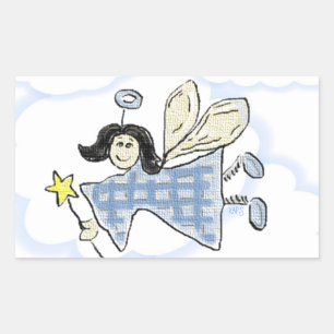Whimsical Fairy Rectangular Sticker