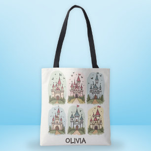 Whimsical Fairy Tale Castles Tote Bag