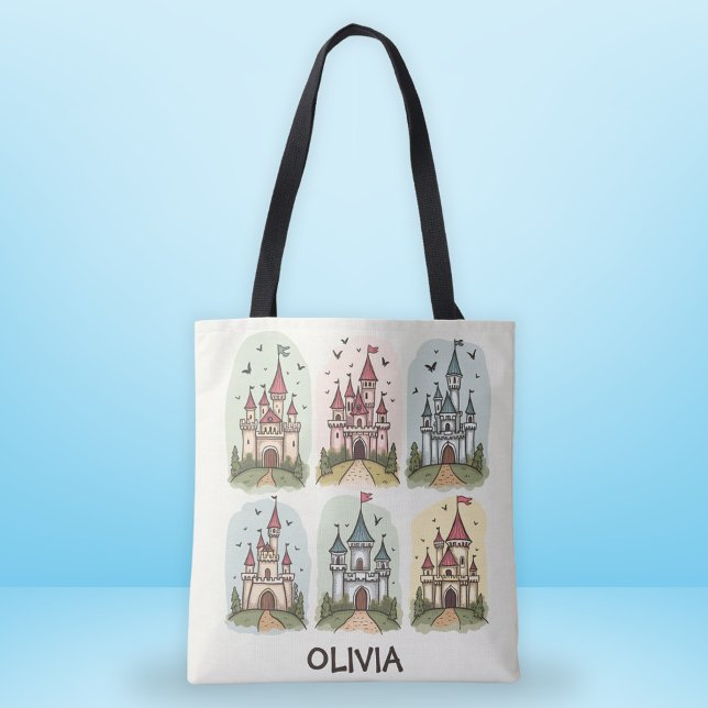 Whimsical Fairy Tale Castles Tote Bag (Creator Uploaded)