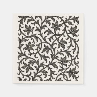 Whimsical Fairy Tale Leafy Vine Napkin