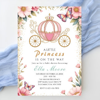 Whimsical Fairytale Princess Baby Shower Invitation