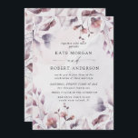 whimsical fall floral wedding invitation<br><div class="desc">Our collection "whimsical fall floral" features watercolor foliage and floral in light mauve and purple tones. Airy and soft for any occasion with a personalised script in elegant serif font. Check our store for more products from this collection and don't hesitate to contact me through the store for custom requests....</div>