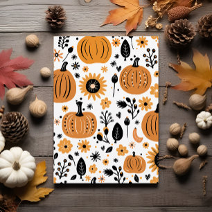 Whimsical Fall Pumpkin Thanksgiving Party Invitation