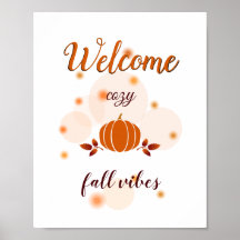 whimsical fall vibes orange pumpkin