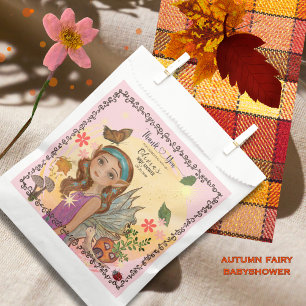 Whimsical Fall Woodland Fairy Baby Shower  Favour Bags