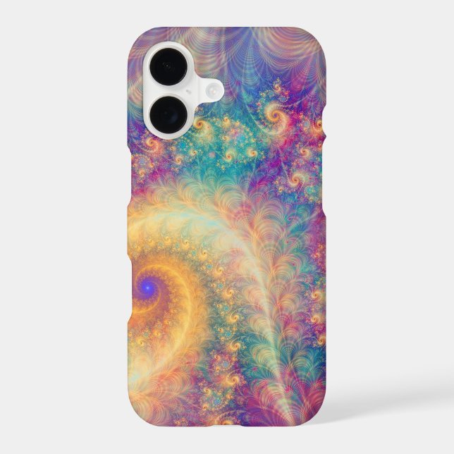 Whimsical Fantasy Abstract Fractal Vortex Art (Back)