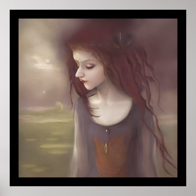 Whimsical Fantasy Little Fairy Poster (Front)