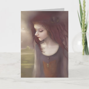 Whimsical Fantasy Little Fairy Thank You Card