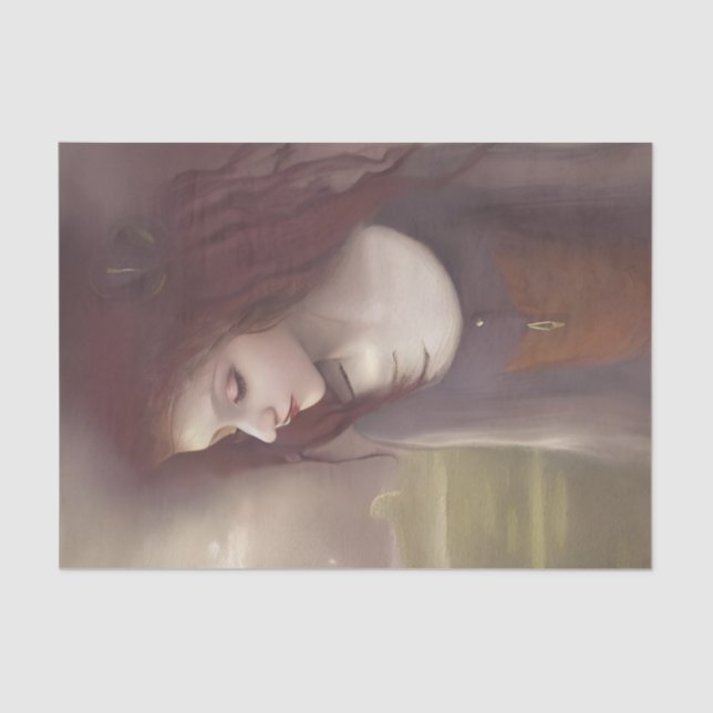 Whimsical Fantasy Little Fairy Tissue Paper (Front)