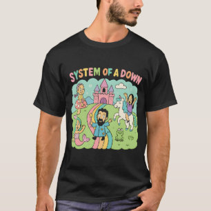 Whimsical Fantasy System Of A Down Cartoon T-Shirt