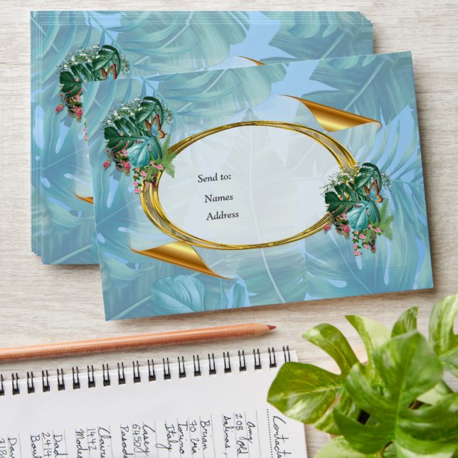 Whimsical Fantasy World with a Tropical Flavour Envelope (Stacked)