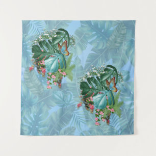 Whimsical Fantasy World with a Tropical Flavour Tapestry