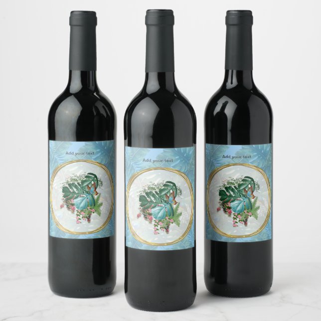 Whimsical Fantasy World with a Tropical Flavour Wine Label (Bottles)