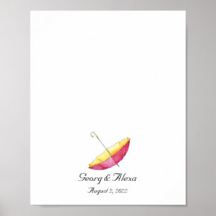 Whimsical Fingerprint Guestbook