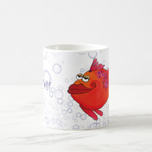 Whimsical Fish Artwork Coffee Mug