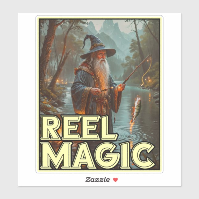 Whimsical Fishing Wizard (Sheet)