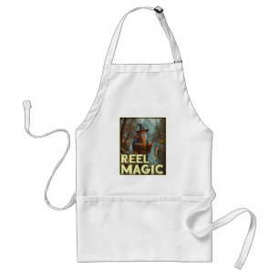 Whimsical Fishing Wizard Standard Apron