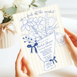 Whimsical Floral Bridal Shower Invitation