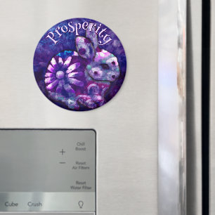 Whimsical Floral Bunny Rabbit Personalised Magnet