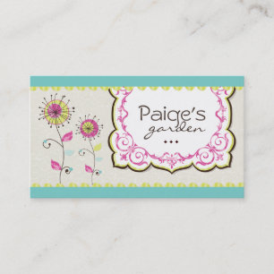 Whimsical Floral Business Cards