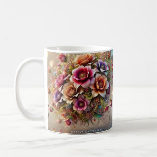 Whimsical Floral Dream by Nataly Gattamelati Coffee Mug