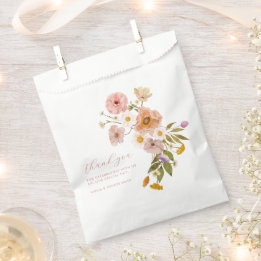 Whimsical floral favour bags, Bohemian Flowers Favour Bags