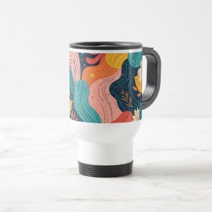 Whimsical Floral Flow Mug