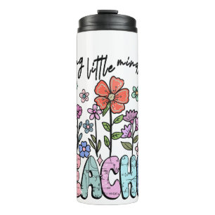 Whimsical Floral Garden Teacher Thermal Tumbler