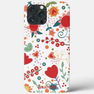 Whimsical Floral Inspirivity Custom Flower Case