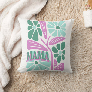 Whimsical Floral Mum Cushion