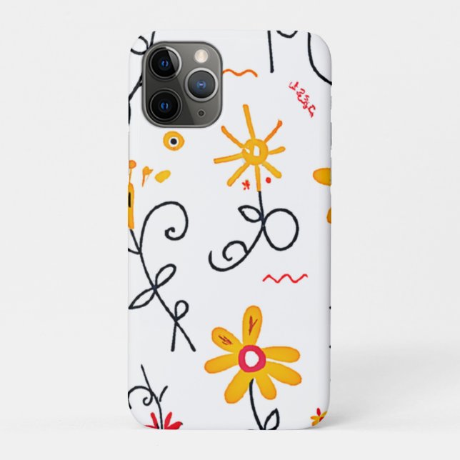 Whimsical Floral Pattern Case-Mate iPhone Case (Back)