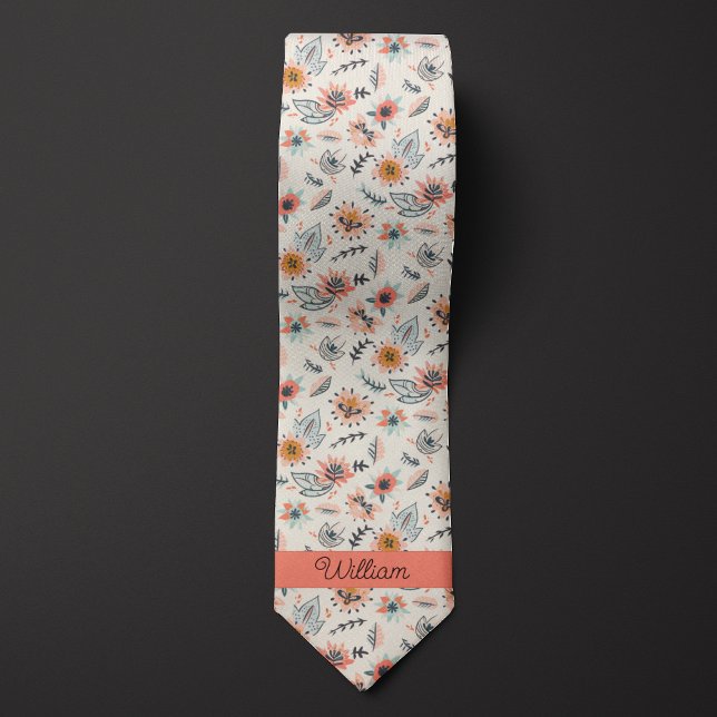 Whimsical Floral Tie (Creator Uploaded)