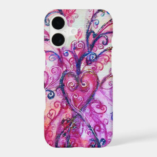 WHIMSICAL FLOURISHES bright pink red purple