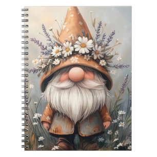 Whimsical Flower Gnome: Adorable Watercolor Art Notebook