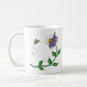 Whimsical Flower Mug