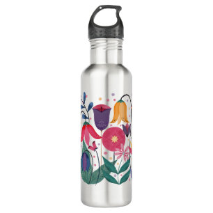 Whimsical Flowers 710 Ml Water Bottle
