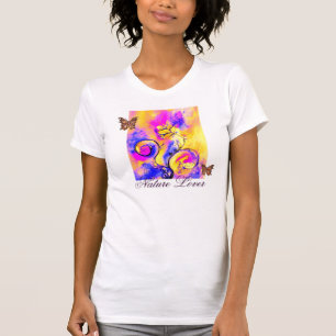 WHIMSICAL FLOWERS  AND BUTTERFLIES NATURE LOVER T-Shirt
