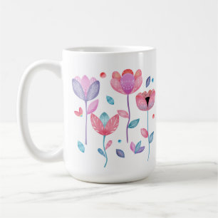 Whimsical Flowers  Coffee Mug