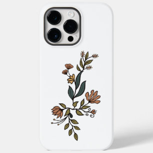 Whimsical Flowers & Leaves Bouquet Case-Mate iPhone 14 Pro Max Case