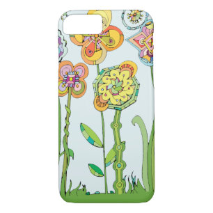 Whimsical Flowers Phone Case