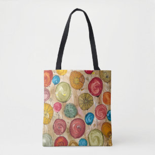 Whimsical Flowers Tote Bag
