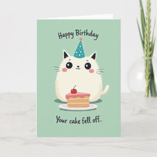 Whimsical Fluffy Birthday Card