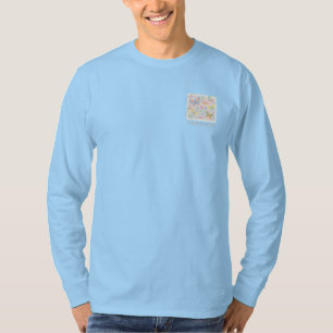 Whimsical Flutter: Pastel Block Print Butterflies T-Shirt