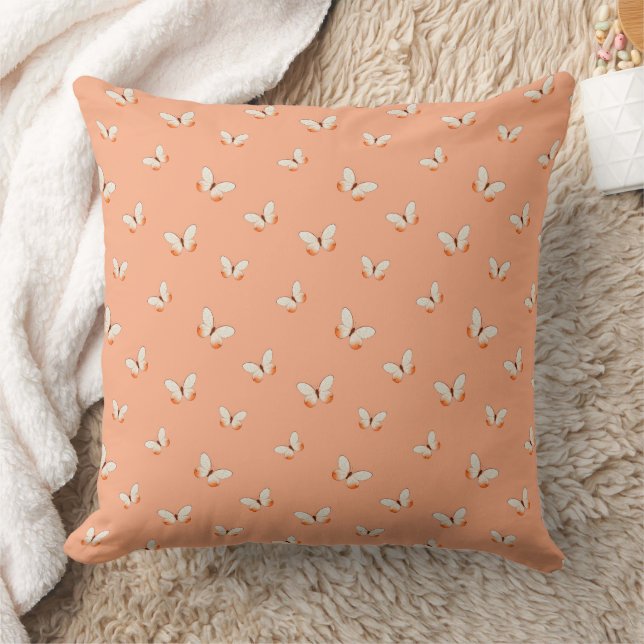 Whimsical Fluttering Butterflies Pattern Cushion (Blanket)