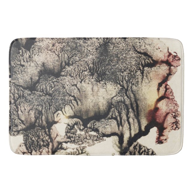 whimsical forest bath mat (Front)