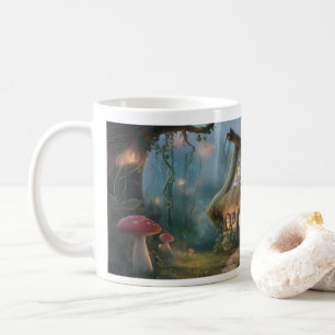 Whimsical Forest Cottage Coffee Mug
